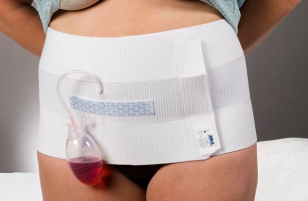 Kompresjonsbånd til abdomen, bredde 31cm, omkrets 117-157cm - 1