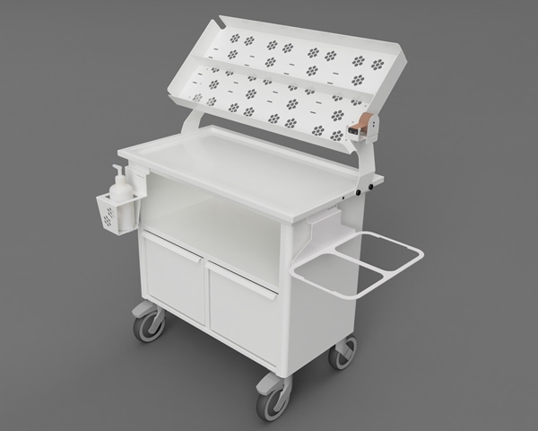 Prøvetakingsbord 800 rør Keisi, Inkl. 60539, 60560 og 70410