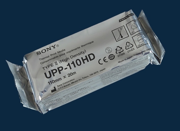 Papir til ultralyd UPP-110HD, 110mm x 20m, Sony - Sony