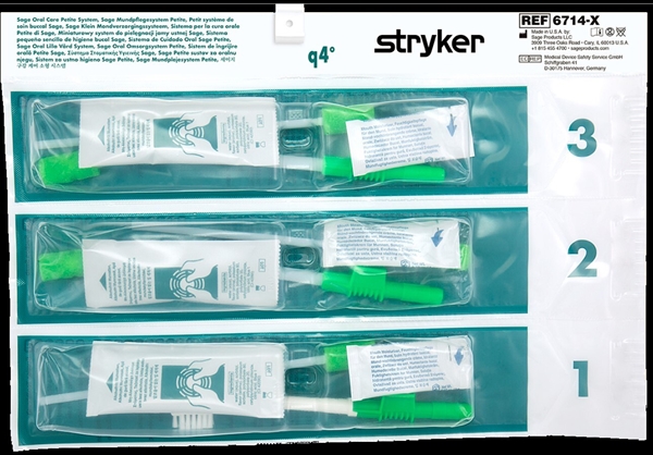 Munnstellsett små komponenter, til 6 munnstell for barn