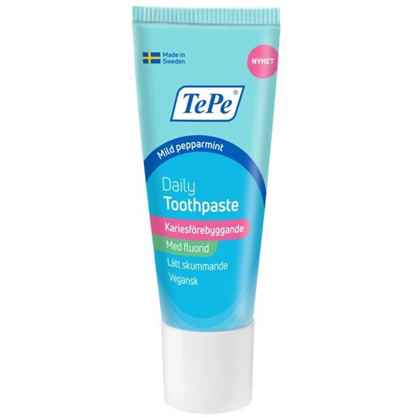 Tannkrem Daily voksen, Skånsom 15ml