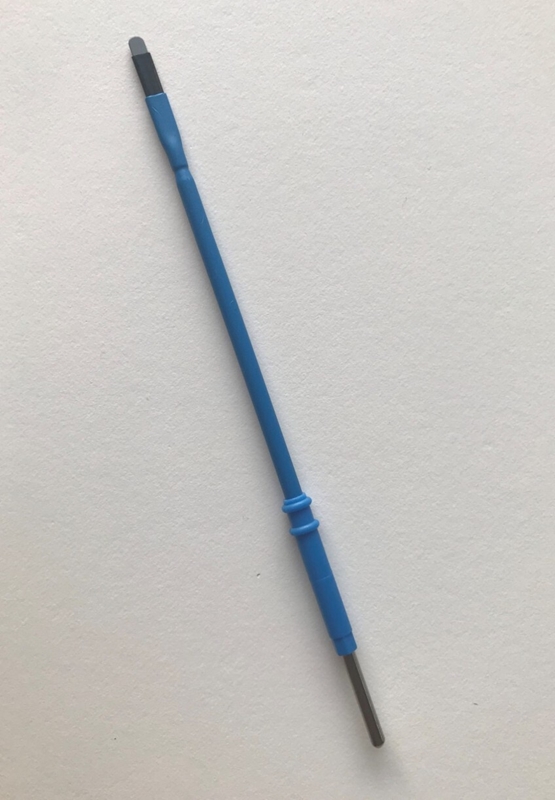 Bladelektrode, 152mm teflon isol 3mm tupp