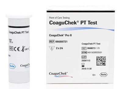 Test PT/INR CoaguChek Pro II, 2x24 stk