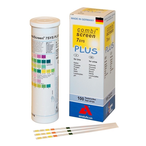 Urinstrimmel Combiscreen7 SYS+, Boks á 100 strimler