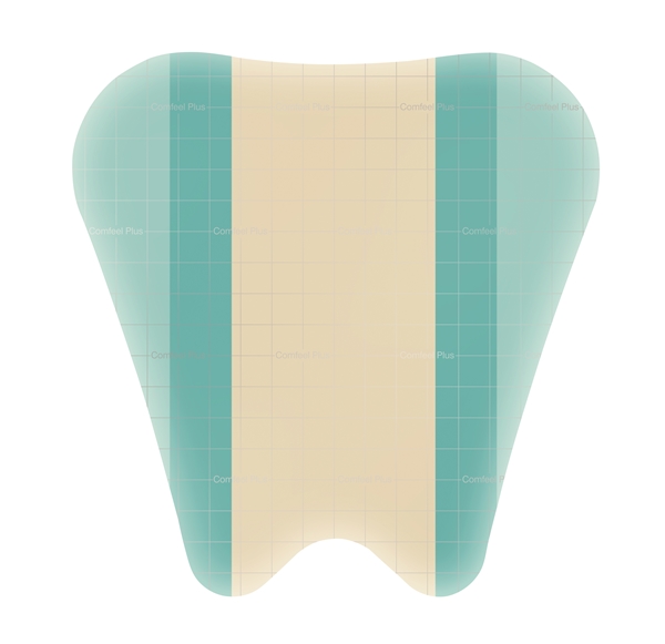 Bandasje Comfeel Plus, Hydrokolloid 17 x 17 cm sakral - Comfeel