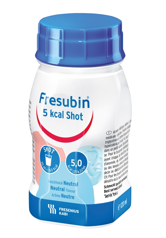 Fresubin 5 KCAL SHOT, 4x120ml Nøytral
