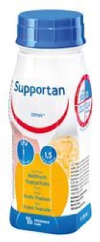 Fresubin Supportan Drink, 4x200ml Tropefrukt