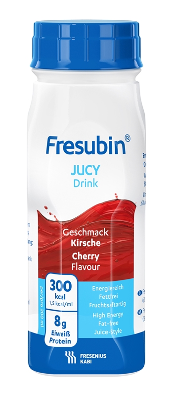 Fresubin Jucy Drink, 4x200ml Kirsebær 