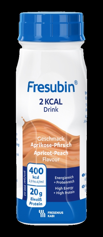 Fresubin 2 KCAL  Drink, 4x200ml Aprikos-Fersken