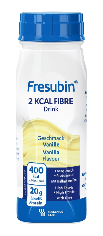 Fresubin 2 KCAL FIBRE  Drink, 4x200ml Vanilje