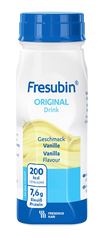 Fresubin ORIGINAL Drink, 4x200ml Vanilje