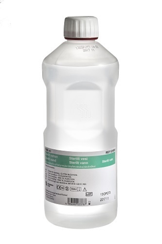 Sterilt vann helleflaske, 1000 ml