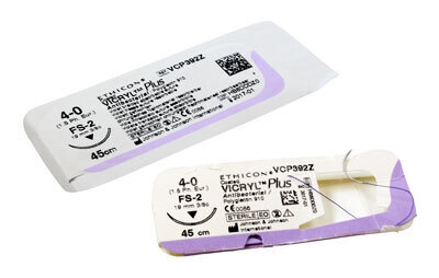 Sutur Vicryl 2-0 V3170H, 70cm violet nål JB