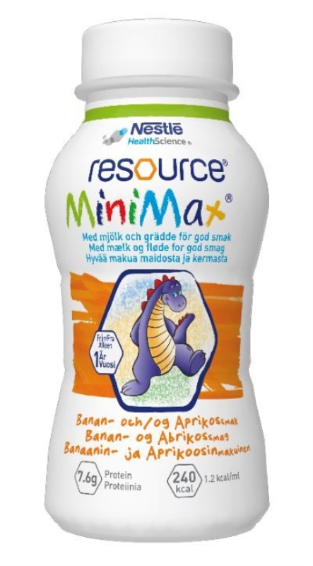 Resource Minimax banan/aprikos, 2x200ml