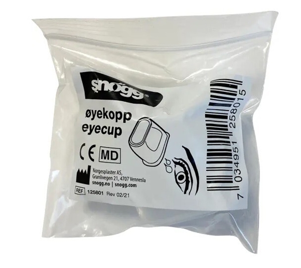 Øyebadeglass Snøgg, Plast