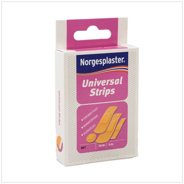 Plaster Norgesplaster univ., Universalplaster 18stk