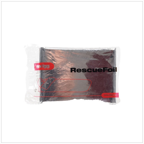 Redningsfolie sølvfarget, 160x210cm 