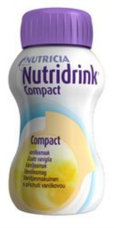 Nutridrink Compact, 4x125ml Vanilje