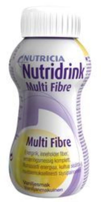 Nutridrink Multi Fibre, 4x200ml Vanilje