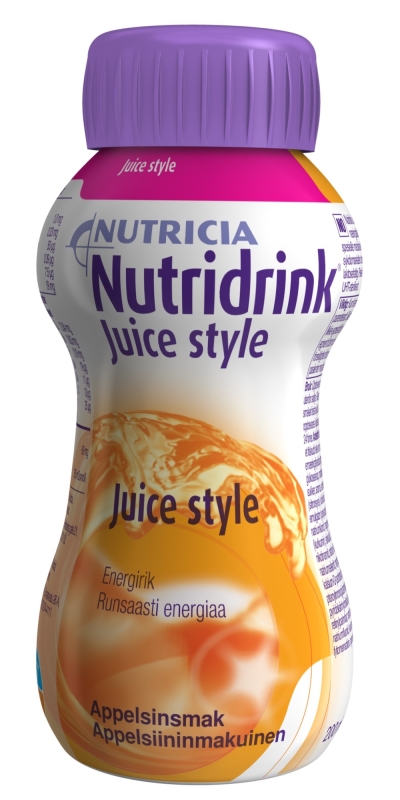 Nutridrink Juice style, 4x200ml Appelsin 
