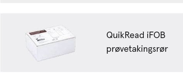 Prøvetakingsrør QuikRead iFOB, Med buffer 50 stk - QuikRead - 1