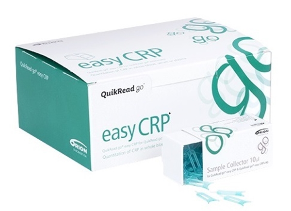 Test QuikRead Go easy CRP KIT, 10µl med sample collector