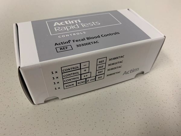 Test faeces-Hb ActimFecalBlood, reagenskit humant blod/20 - 4