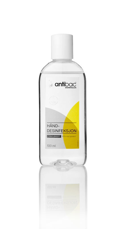 Antibac hånddesinfeksjon 85%
, 100 ml gel