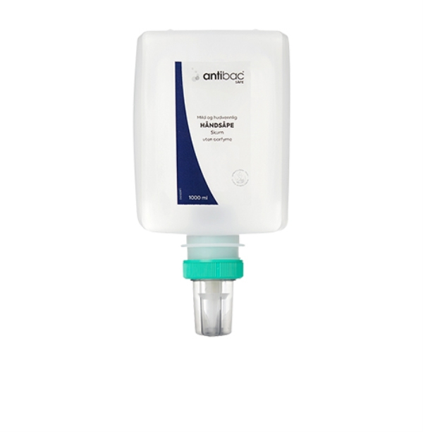 Antibac håndsåpe skum, 1000ml til dispenser modell X