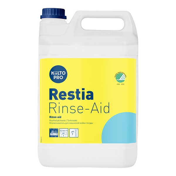 Tørremiddel Restia Rinse-Aid, 5 liter