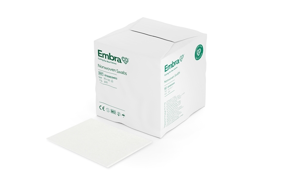 Kompress NW 4-lag Embra, 10x10cm usteril papirpose - Embra® - 1