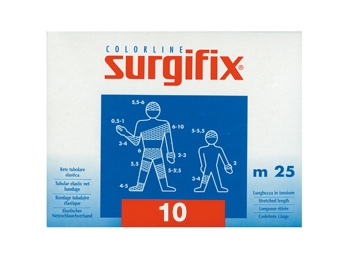 Tubenett syntetisk  Surgifix, nr10 blå 25m lateks - Surgifix - 2