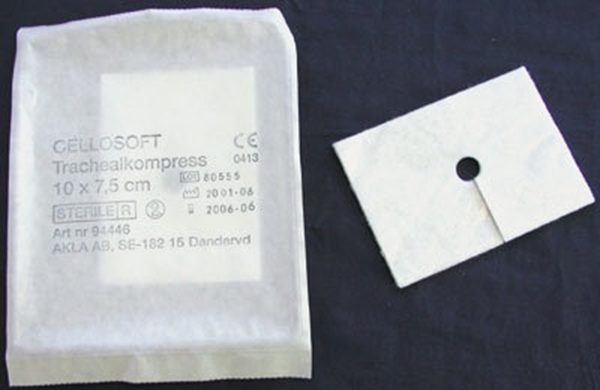 Trakealkompress Cellosoft, 7,5x10cm - Cellosoft