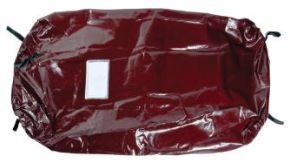 Morspose standard, vinrød