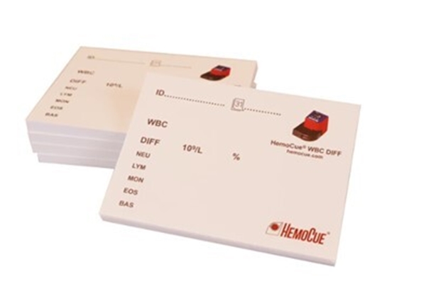 Post-it WBC DIFF, Post-it lapper med print