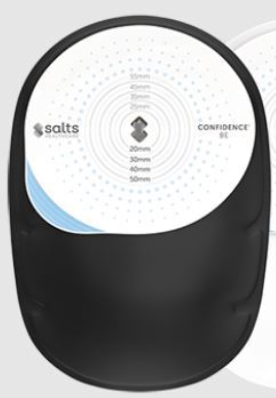 Stomipose Confidence BE 1-delt, Maxi/sort 13-55mm