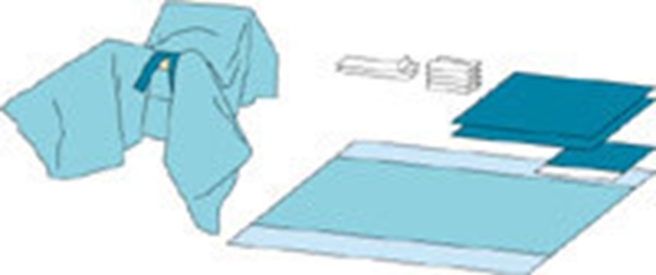 Barrier operasjonssett gynekologi, Uten frakker