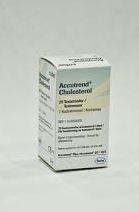 Test kolesterol Accutrend, til Accutrend Plus instrument - Accutrend