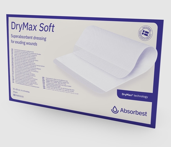 DryMax Soft Bandasje superabsorberende, 10x20cm Soft - DryMax