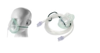 Oksygenmaske ECOlite, voksen 2,1m slange