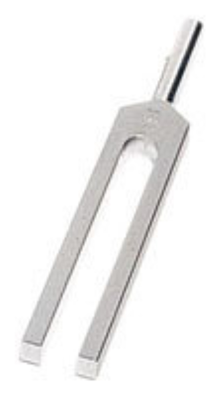 Stemmegaffel med demper, C256Hz. 16,5cm