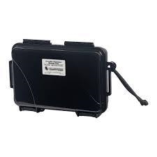 Legemiddelboks Armadillo, 20x13x5cm svart