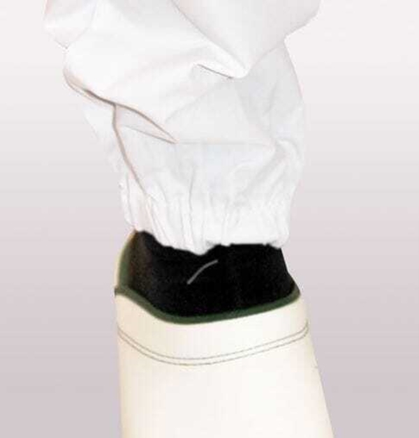 Bukse unisex m/strikk hvit, Str L - 2