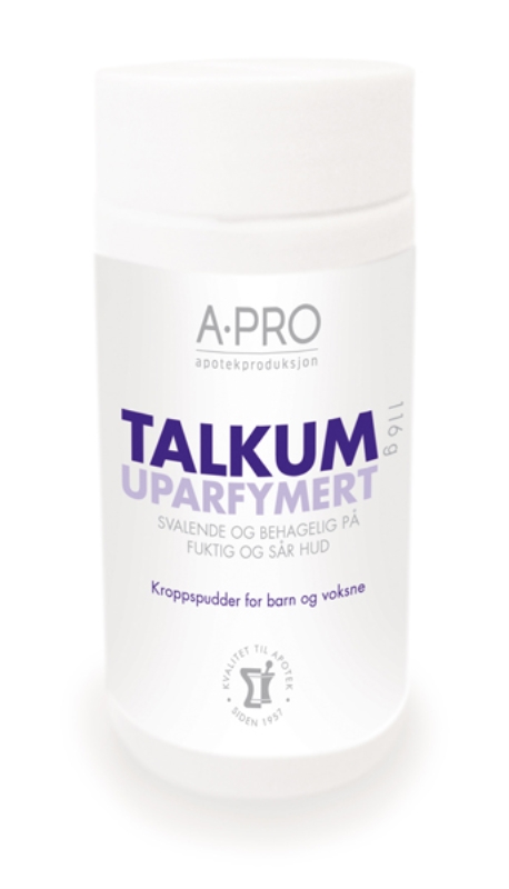 Kroppspudder (talkum) Apro, 116g