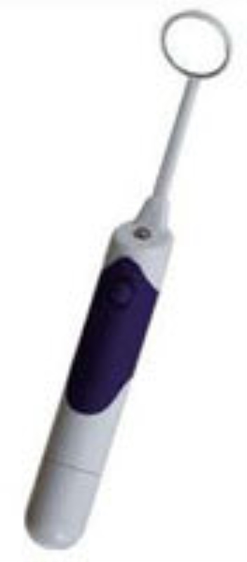 Munnspeil med lampe, Utbyttbar speil