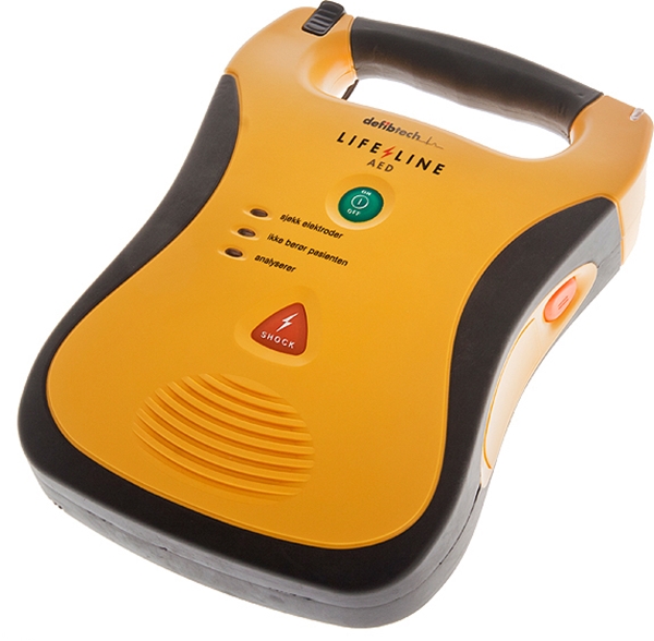 Hjertestarter Lifeline AED 
, Batteritid opptil 7 år