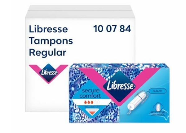 Tampong Libresse Normal, Kan brukes i dispenser