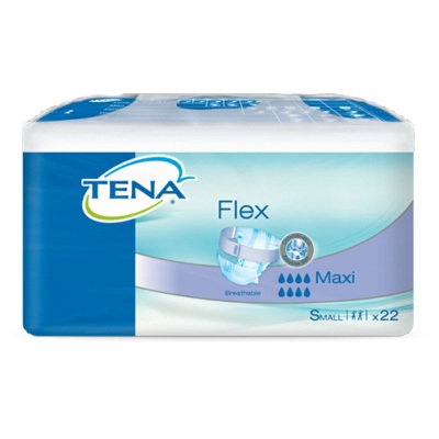 TENA Flex Maxi bleie alt i ett med belte, str L 80-125cm - Tena