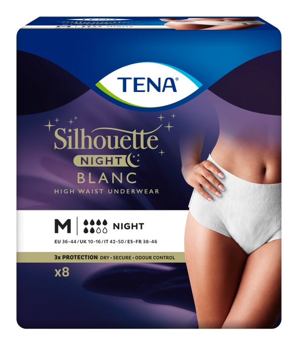 TENA Bukse Silhouette Night, Str M 75-100cm