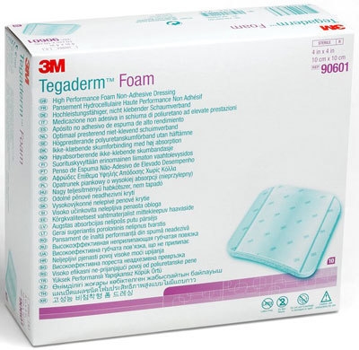 Bandasje polyuretan Tegaderm F, 10x10cm - Tegaderm